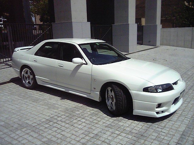 The old R33 4dr looked ok.